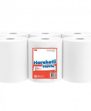 Hareketli Havlu 2 Katlı 21 Cm 150 Metre 6 Lı Paket